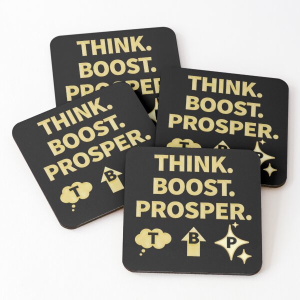 Item preview, Think. Boost. Prosper. - Gold designed and sold by SensationalLJ.