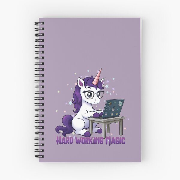 Item preview, Unicorn - Hard Working Magic designed and sold by Feinsicht.