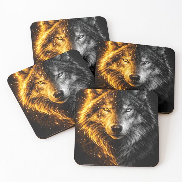 Item preview, Fire and Shadow Wolf designed and sold by danelixx.