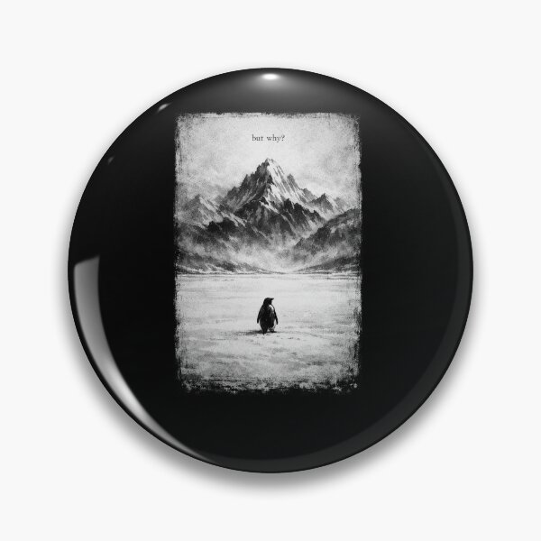 Item preview, Lonely Penguin But Why Quote Dark Humor designed and sold by BHMARTS.