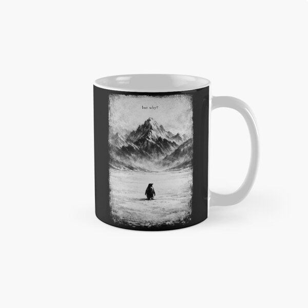 Item preview, Lonely Penguin But Why Quote Dark Humor designed and sold by BHMARTS.