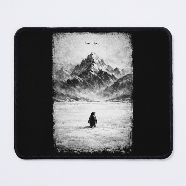 Item preview, Lonely Penguin But Why Quote Dark Humor designed and sold by BHMARTS.