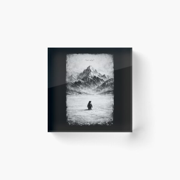 Item preview, Lonely Penguin But Why Quote Dark Humor designed and sold by BHMARTS.