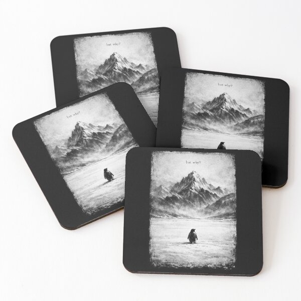 Item preview, Lonely Penguin But Why Quote Dark Humor designed and sold by BHMARTS.