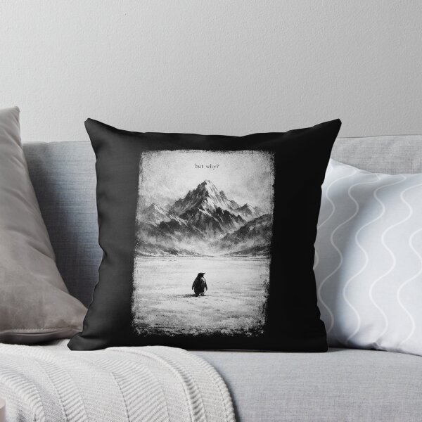Item preview, Lonely Penguin But Why Quote Dark Humor designed and sold by BHMARTS.
