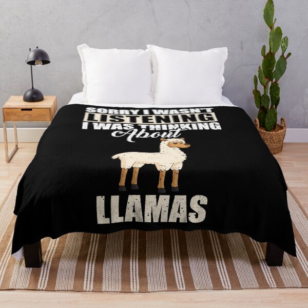 Item preview, Sorry I wasn't Listening Thinking About Llamas designed and sold by GabbyKash.