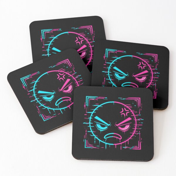 Item preview, Glitch Face – Annoyed Mode designed and sold by AlpineInkStudio.