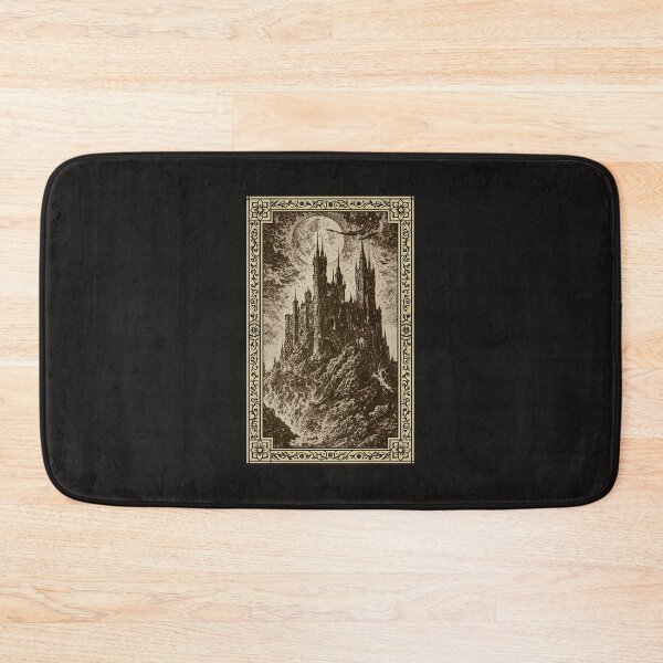 Item preview, Moonlit Gothic Castle on the Cliff designed and sold by Dungeon-Shop.