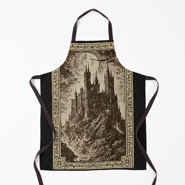 Item preview, Moonlit Gothic Castle on the Cliff designed and sold by Dungeon-Shop.