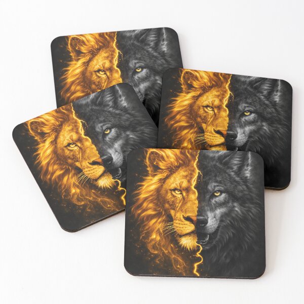 Item preview, Fire Lion and Shadow Wolf designed and sold by danelixx.