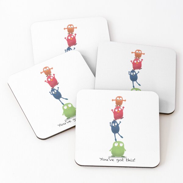 Item preview, You’ve Got This! Whimsical Character Stack designed and sold by Flower Guard.
