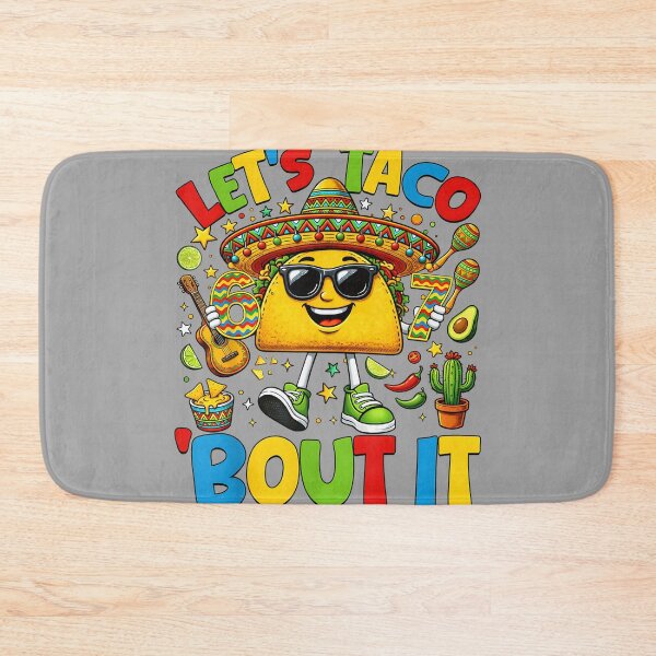 Item preview, Let's Taco Bout It Funny Mexican Tacos Cinco De Mayo Boy Kid  designed and sold by GreggRoss.
