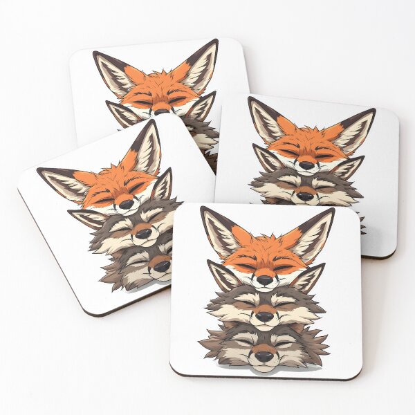 Item preview, Fox, Coyote & Wolf Stack – Cute Forest Animal Trio designed and sold by Karolina’s Cozy Creations.
