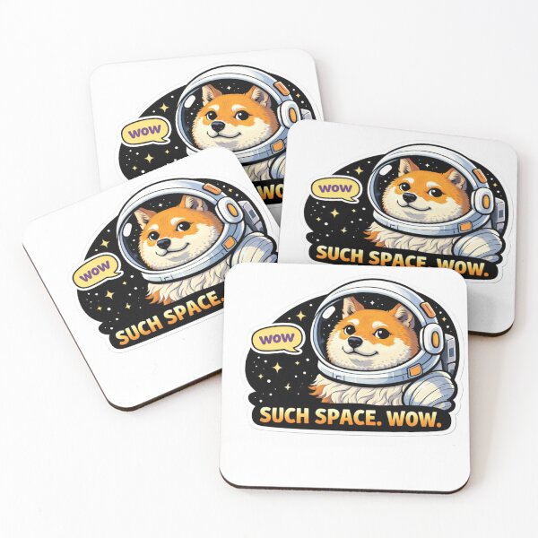 Item preview, Shiba Inu Astronaut Such Space Wow designed and sold by Gentlestate.