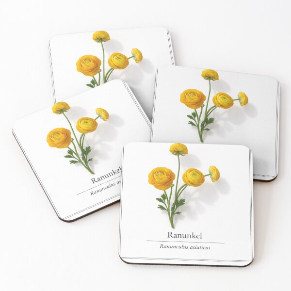 Item preview, Ranunculus Botanical – Yellow Flower Print designed and sold by Anders7100.