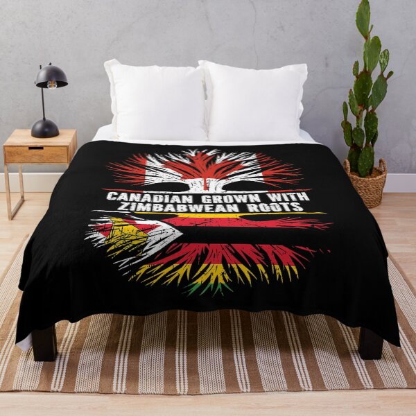 Item preview, Canadian Grown with Zimbabwean Roots Canada Flag designed and sold by CosmoKitsch.