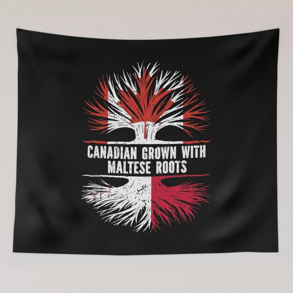 Item preview, Canadian Grown with Maltese Roots Canada Flag designed and sold by CosmoKitsch.