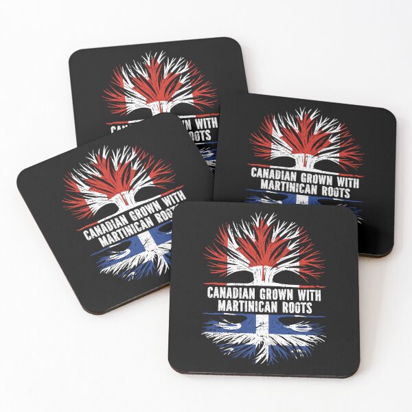 Item preview, Canadian Grown with Martinican Roots Canada Flag designed and sold by CosmoKitsch.