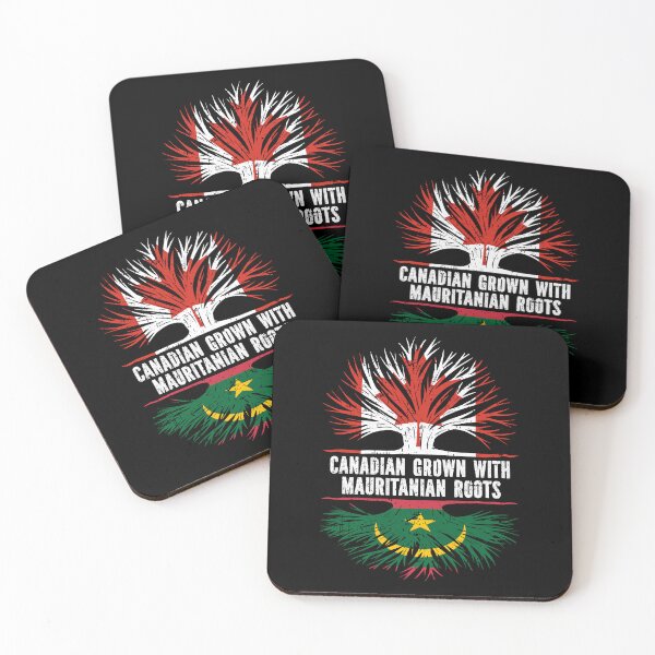 Item preview, Canadian Grown with Mauritanian Roots Canada Flag designed and sold by CosmoKitsch.