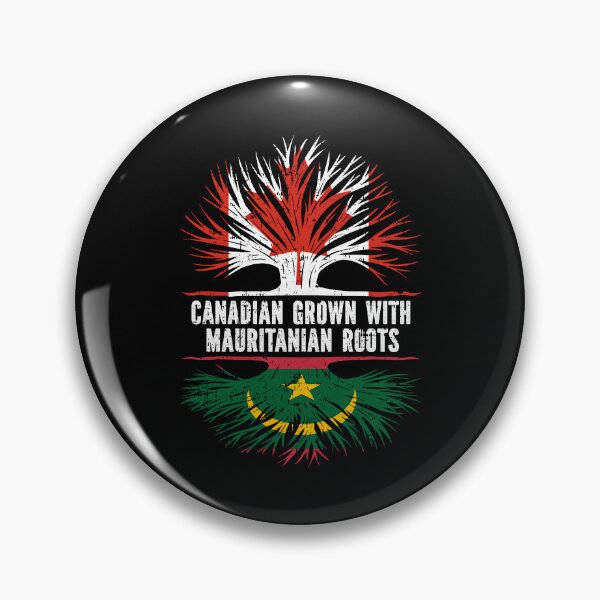 Item preview, Canadian Grown with Mauritanian Roots Canada Flag designed and sold by CosmoKitsch.