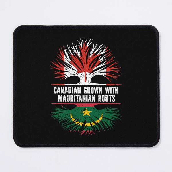 Item preview, Canadian Grown with Mauritanian Roots Canada Flag designed and sold by CosmoKitsch.