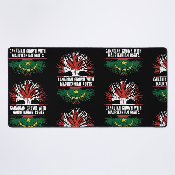 Item preview, Canadian Grown with Mauritanian Roots Canada Flag designed and sold by CosmoKitsch.