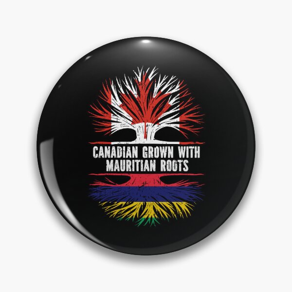 Item preview, Canadian Grown with Mauritian Roots Canada Flag designed and sold by CosmoKitsch.