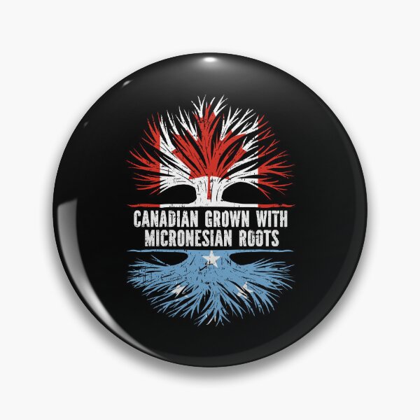 Item preview, Canadian Grown with Micronesian Roots Canada Flag designed and sold by CosmoKitsch.