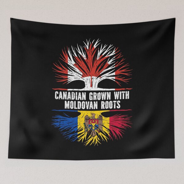 Item preview, Canadian Grown with Moldovan Roots Canada Flag designed and sold by CosmoKitsch.