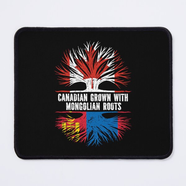 Item preview, Canadian Grown with Mongolian Roots Canada Flag designed and sold by CosmoKitsch.