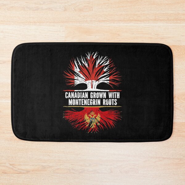 Item preview, Canadian Grown with Montenegrin Roots Canada Flag designed and sold by CosmoKitsch.