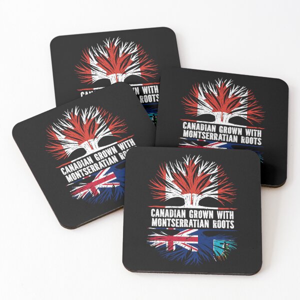 Item preview, Canadian Grown with Montserratian Roots Canada Flag designed and sold by CosmoKitsch.