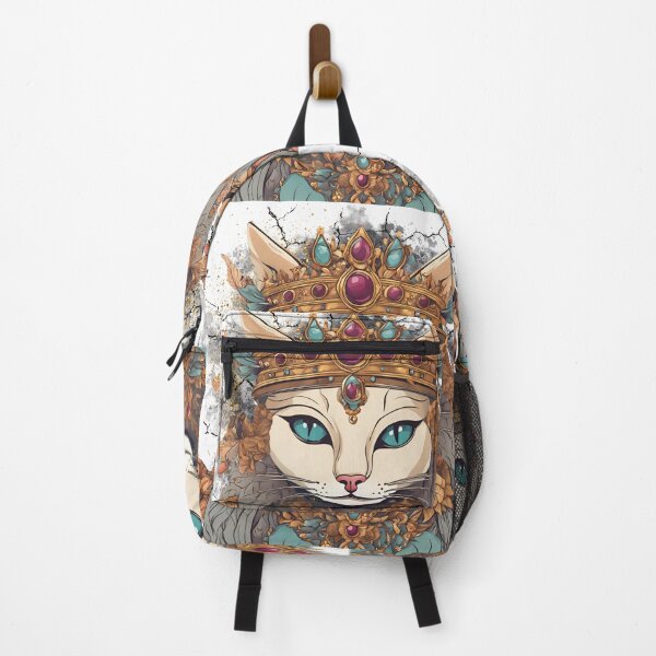 Item preview, Royal Cat Queen Illustration, Crown Cat Watercolor Art, Elegant Fantasy Cat, Majestic Kitty, Boho Mystic Cat Portrait designed and sold by ChenEngEng.