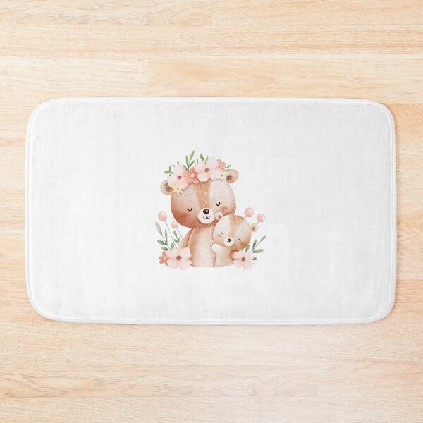 Item preview, Watercolor Mom and Baby Bear - Adorable Spring Vibe designed and sold by FuzionRaptor.