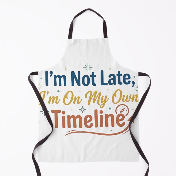 Item preview, own timeline, i am not late, history timeline, personal timeline, timeline illustration designed and sold by TrueArtVibes.