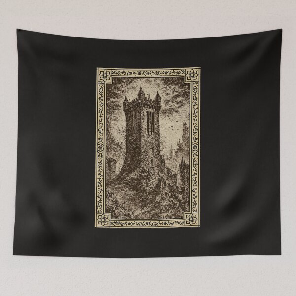 Item preview, Gothic Tower Ruins in a Haunted Landscape designed and sold by Dungeon-Shop.