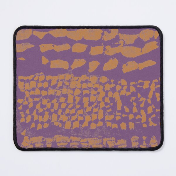 Item preview, Three Grains Textured Monoprint - Plum + Rust designed and sold by Irene Estelle.
