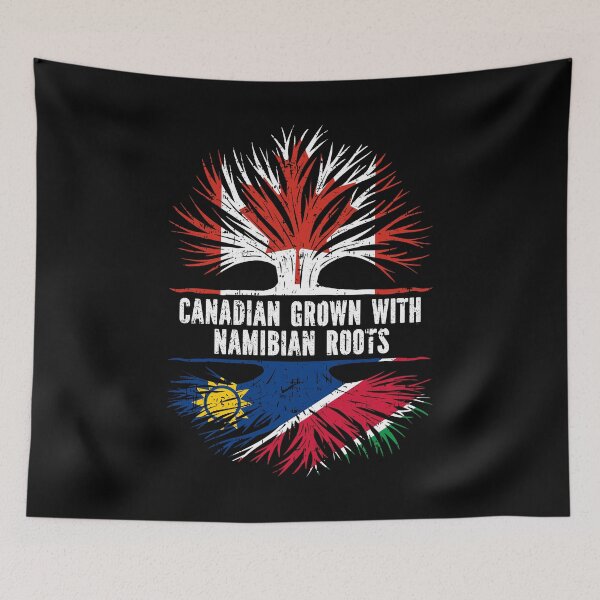 Item preview, Canadian Grown with Namibian Roots Canada Flag designed and sold by CosmoKitsch.