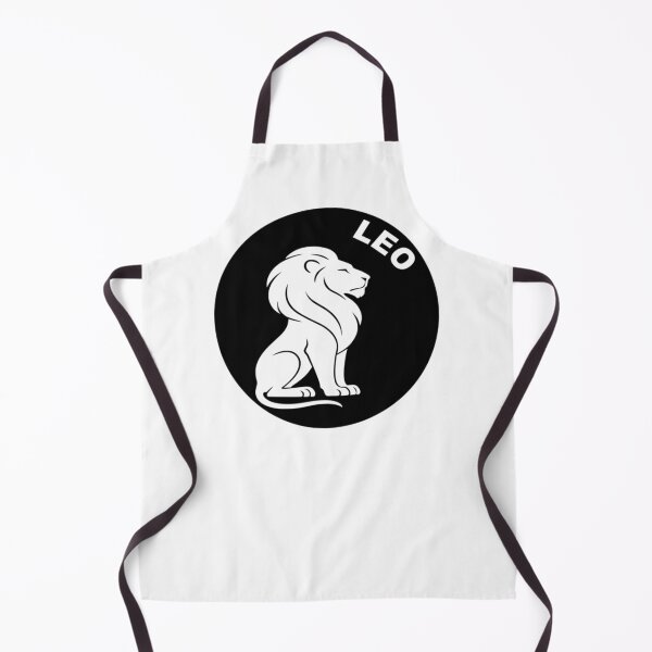 Item preview, Leo Lion - Zodiac Sign In Negative Circle Bold Art designed and sold by The Bold Line Studio.