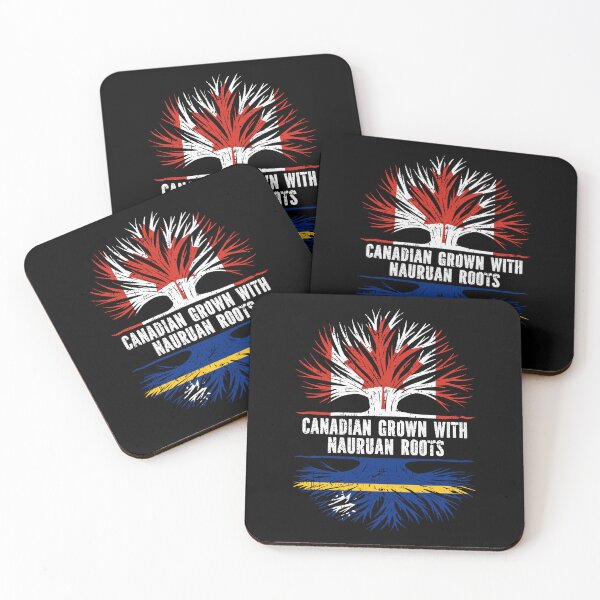Item preview, Canadian Grown with Nauruan Roots Canada Flag designed and sold by CosmoKitsch.