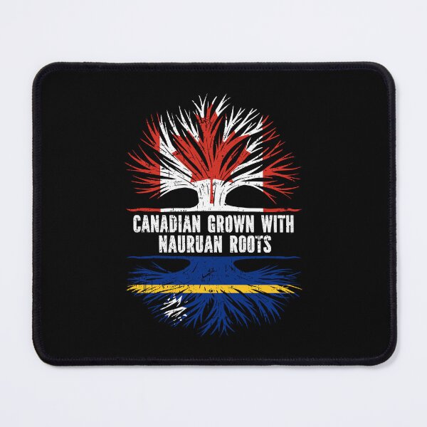 Item preview, Canadian Grown with Nauruan Roots Canada Flag designed and sold by CosmoKitsch.