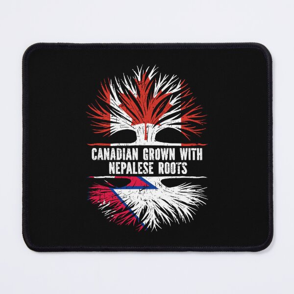 Item preview, Canadian Grown with Nepalese Roots Canada Flag designed and sold by CosmoKitsch.