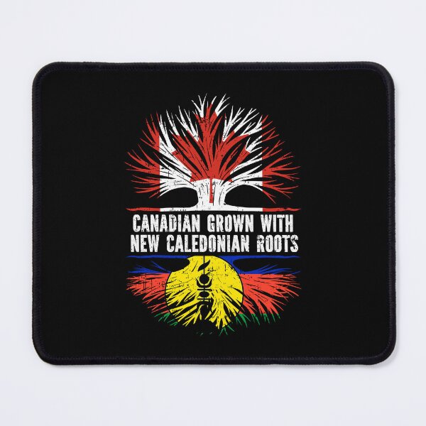 Item preview, Canadian Grown with New Caledonian Roots Canada Flag designed and sold by CosmoKitsch.