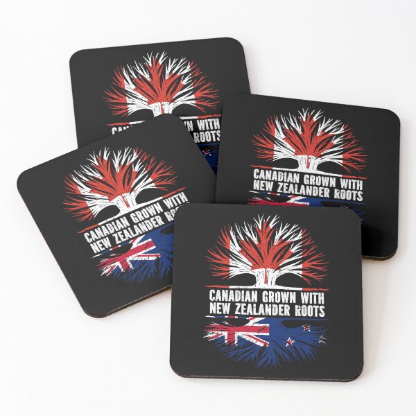 Item preview, Canadian Grown with New Zealander Roots Canada Flag designed and sold by CosmoKitsch.