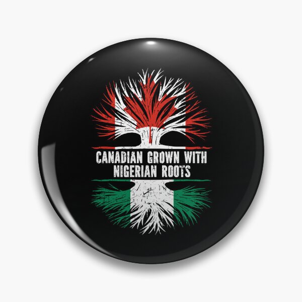 Item preview, Canadian Grown with Nigerian Roots Canada Flag designed and sold by CosmoKitsch.