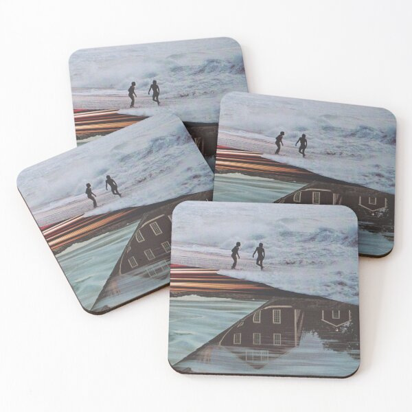 Item preview, collage sea wave house ocean dream designed and sold by seventies.collages.