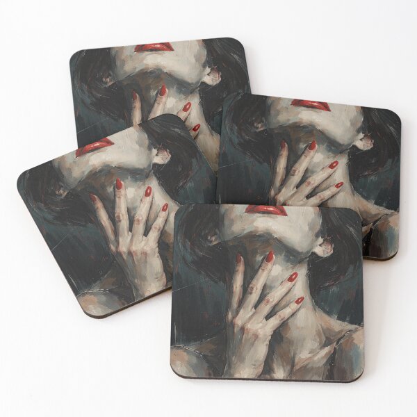 Item preview, Moody Woman with Red Lips designed and sold by rexavim.
