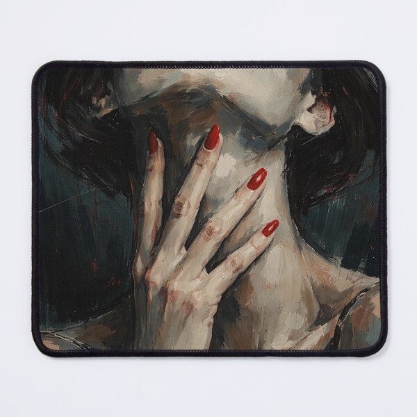Item preview, Moody Woman with Red Lips designed and sold by rexavim.