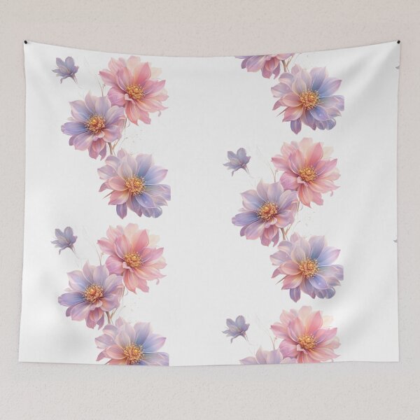 Item preview, Soft Blush Floral Harmony in Pastel Bloom designed and sold by ArtbyValks.