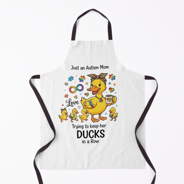 Item preview, Just an Autism Mom Trying to Keep Her Ducks in a Row Cute Supportive Design designed and sold by Winarrts.